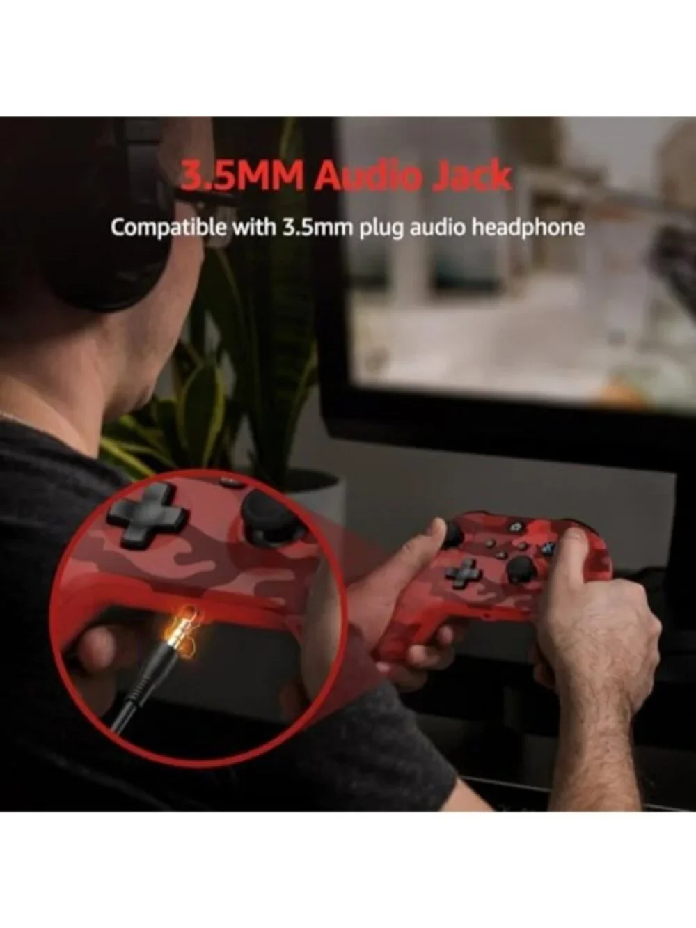 IWGAME Wireless Controller for X-BOX ONE/PC, 2.4G Plug and Play Gaming Controlle
